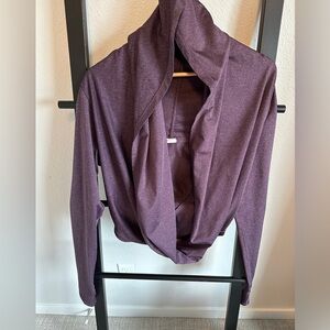 Zyia purple hooded long sleeved top. Great condition.